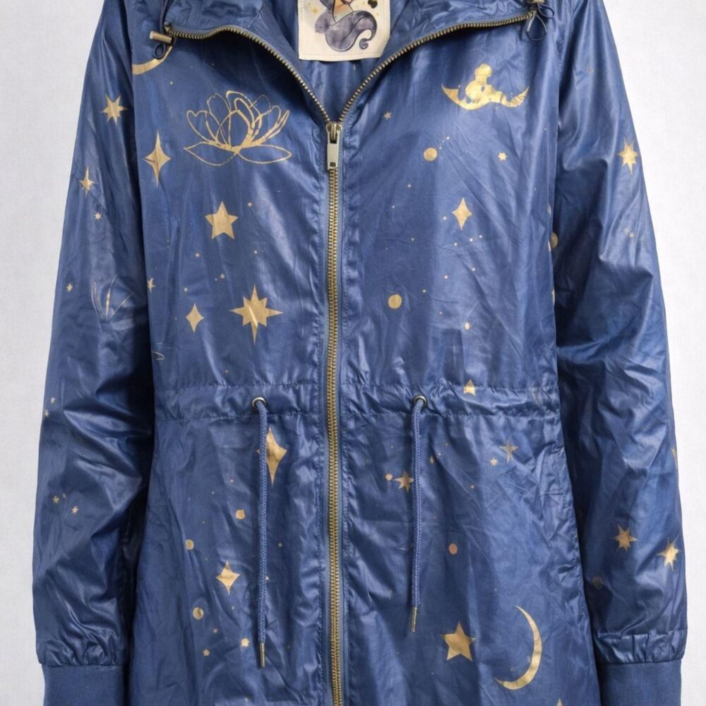 Disney Men's Black and Silver Coat